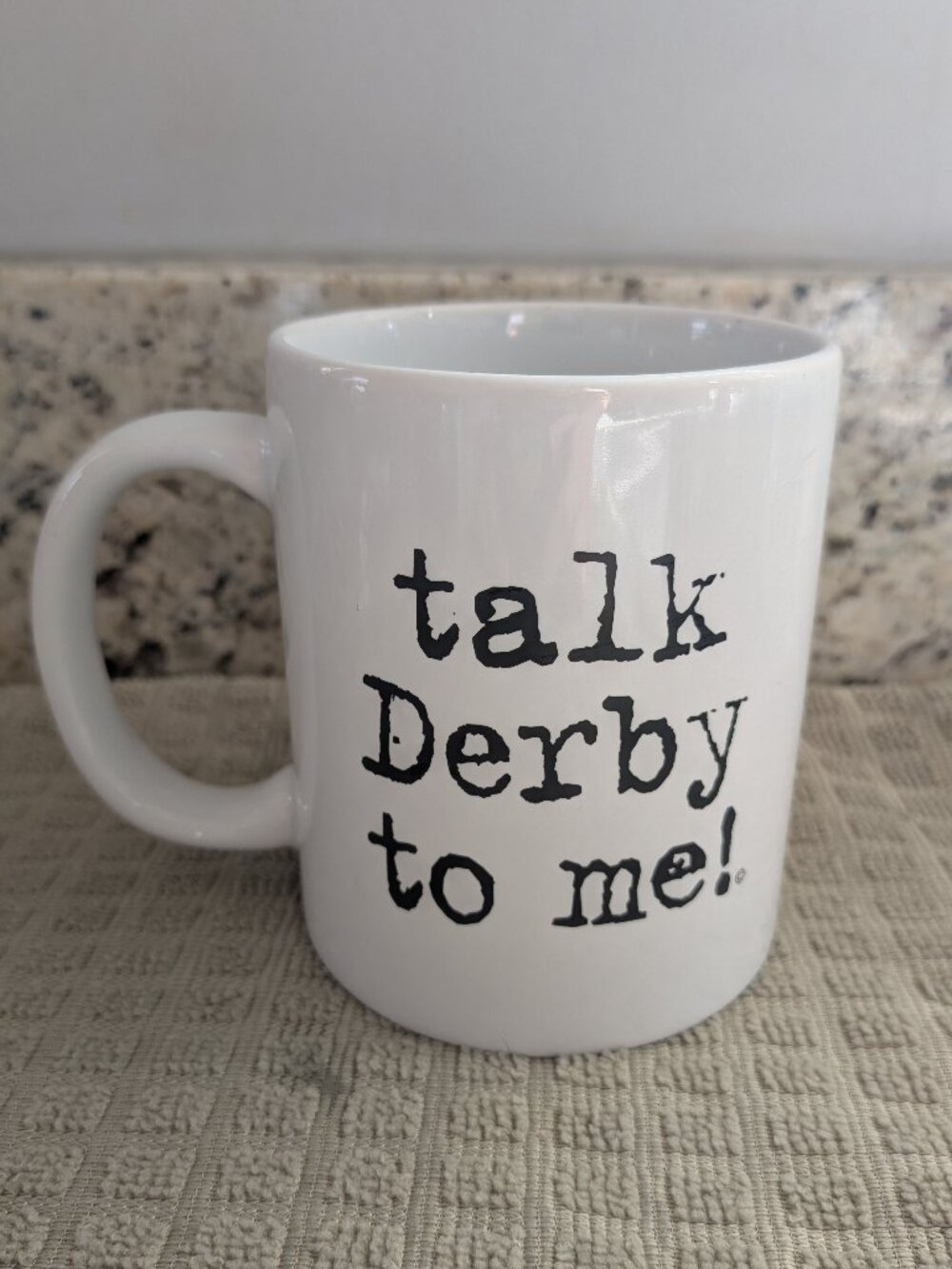 Talk Derby to Me Mug